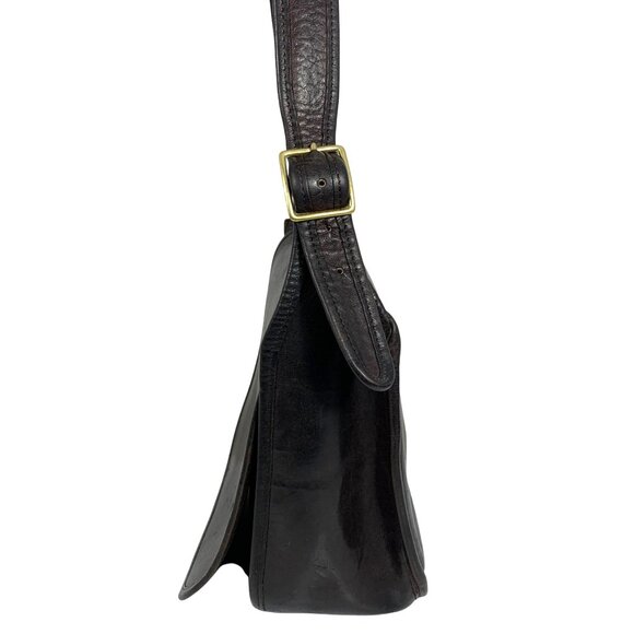 Vintage Coach NYC Classic Shoulder Bag 9170 Mocha Brown Pre 94 + Hang Tag Charm - Picture 4 of 14